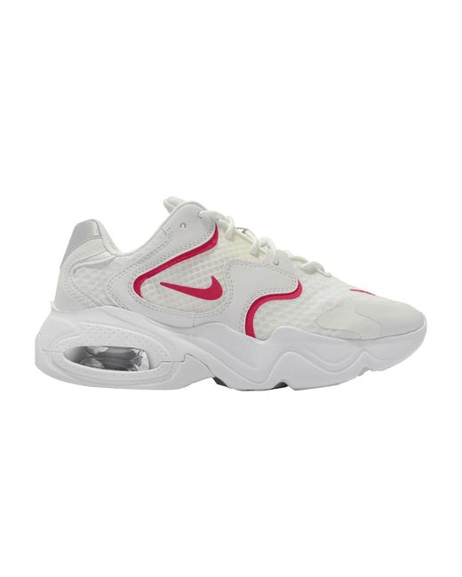 Nike Air Max 2x 'white Siren Red' in Gray | Lyst