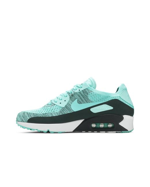 Nike Air Max 90 Ultra 2.0 Flyknit 'hyper Turquoise' in Green for Men | Lyst