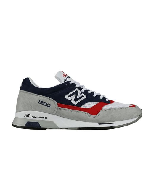 New Balance 1500 Made In England 'grey Navy Red' in Blue for Men | Lyst