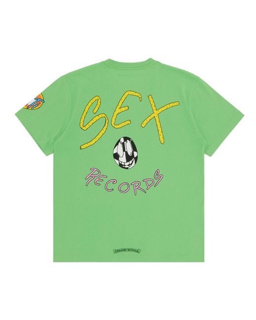 Chrome Hearts X Matty Boy Sex Records T-shirt 'green' for Men | Lyst