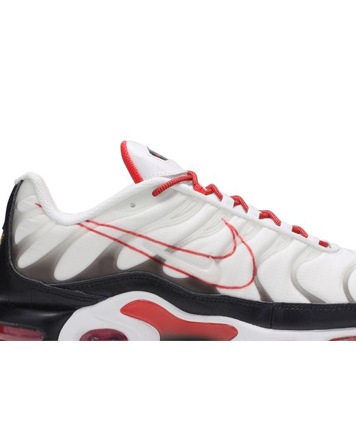 white nike air max plus men's