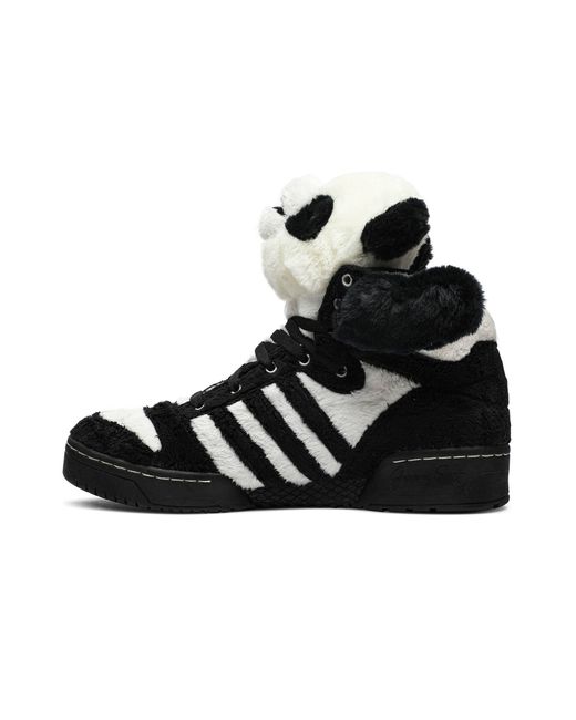 adidas Js Panda Bear 'jeremy Scott' in Black for Men | Lyst