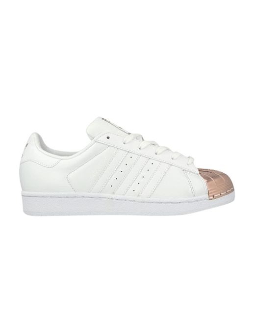 adidas Superstar Metal Toe 'chrome Copper Toe' in White | Lyst