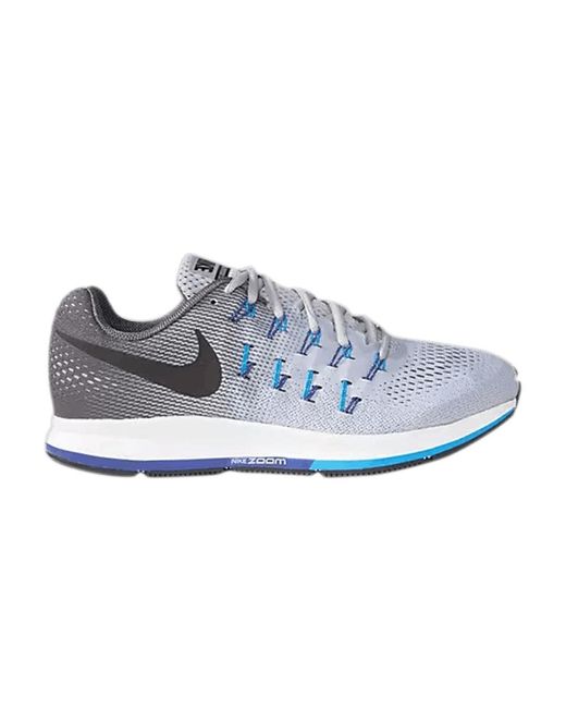 Nike Air Zoom Pegasus 33 4e Wide 'wolf Grey' in Blue for Men | Lyst