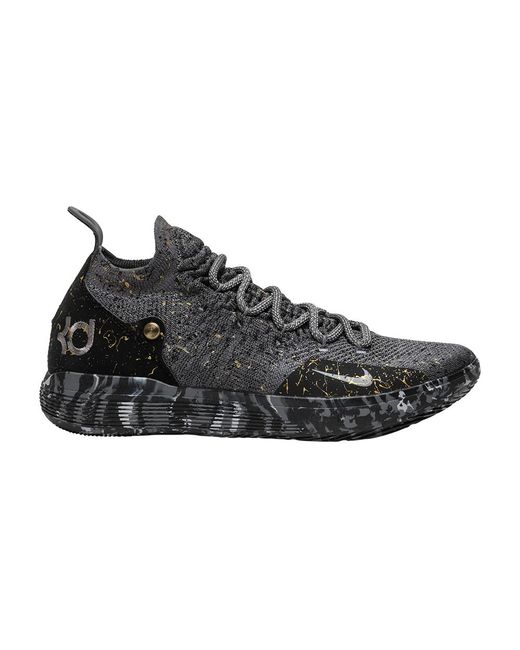 Nike Zoom Kd 11 'gold Splatter' in Black for Men | Lyst