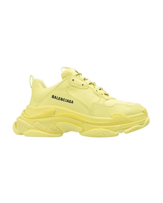 sandaler Herske Dinkarville Balenciaga Triple S Sneaker 'light Yellow' | Lyst