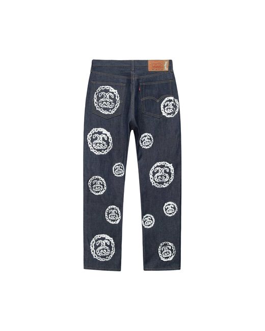 Stussy X Denim Tears 501 Jean 'raw' in Blue for Men | Lyst