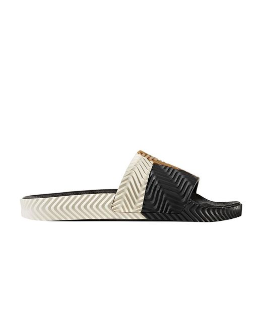 adidas Alexander Wang X Aw Adilette Slide 'black White' for Men | Lyst