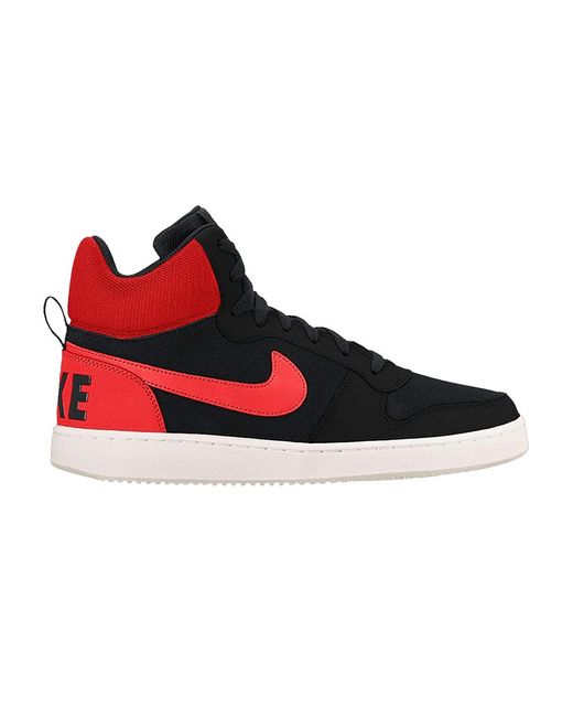 Nike Court Borough Mid 'black Action Red' for Men | Lyst