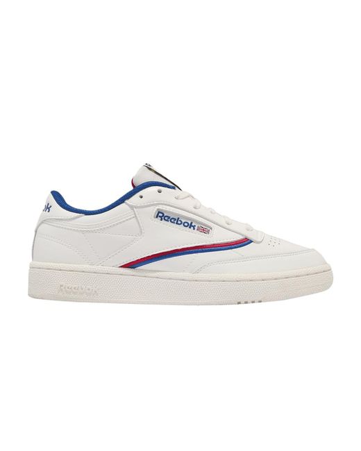 Reebok Club C 85 'chalk Vector Blue Red' in White for Men | Lyst