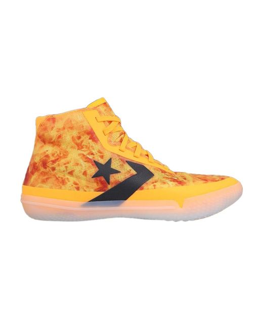 Converse All Star Pro Bb 'flames' in Yellow for Men | Lyst