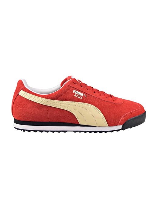 PUMA Roma Suede 'high Risk Red' for Men | Lyst