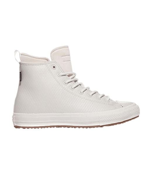 Converse Chuck Taylor All Star 2 Leather Hi 'egret' in Gray for Men | Lyst