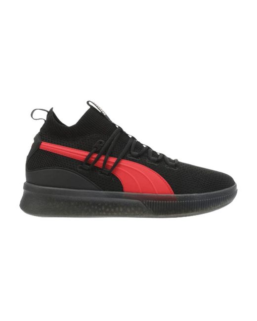 puma clyde court black
