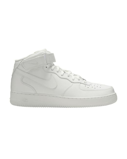 Men's shoes Nike Air Force 1 Ultra Flyknit Mid White/ White-White