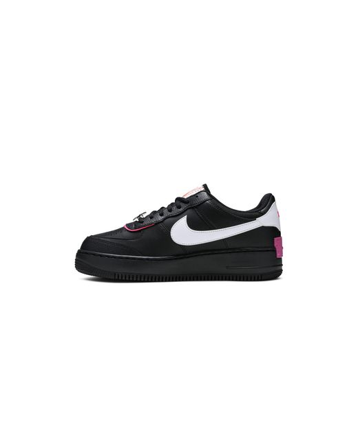 nike air force 1 shadow trainers in black