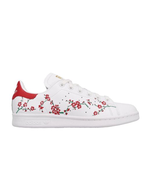 adidas Stan Smith 'floral' in Pink | Lyst