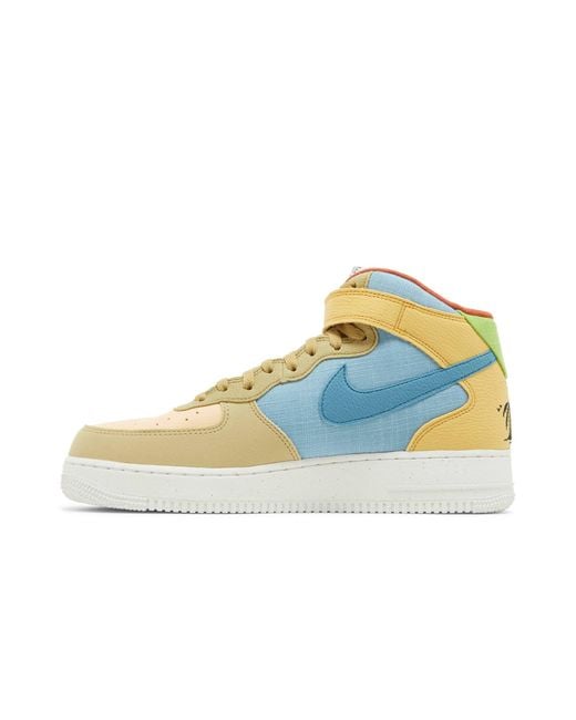 Nike Air Force 1 Mid '07 Lv8 Next Nature 'sun Club' in Yellow for Men | Lyst