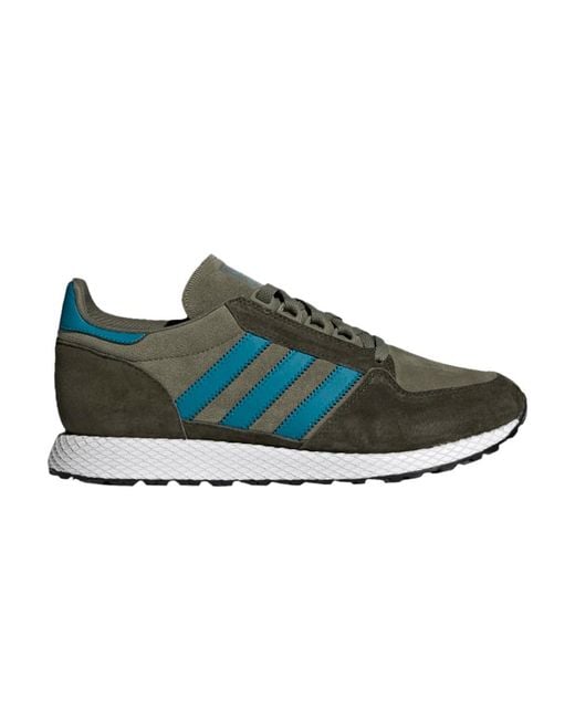 adidas Forest Grove 'raw Khaki Teal' in Blue for Men | Lyst