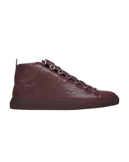 Balenciaga Arena High 'rouge Bordeaux' in Brown for Men | Lyst