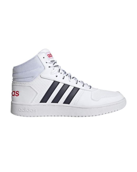 adidas Hoops 2.0 Mid 'white Legend Ink' for Men | Lyst