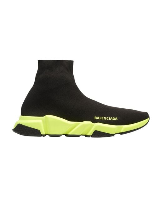 balenciaga speed trainer neon