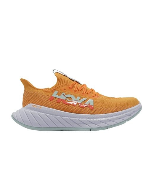 Hoka One One Carbon X 3 'radiant Yellow Camellia' in Orange for Men | Lyst