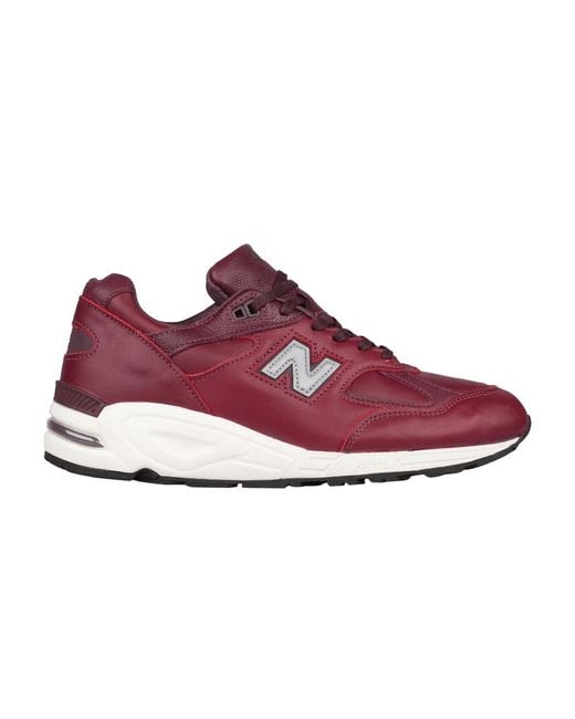 Pef Creo que Engañoso New Balance Horween Leather Co. X 990v2 Made In Usa 'burgundy' in Purple  for Men | Lyst