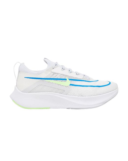 Nike Zoom Fly 4 'white Imperial Blue Lime Glow' for Men | Lyst