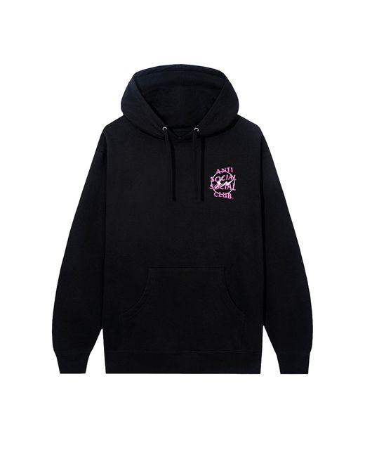 ANTI SOCIAL SOCIAL CLUB X Fragment Precious Petals Hoodie 'black/pink ...