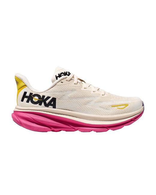 Hoka One One Clifton 9 'Eggnog Blanc De Blanc' in Pink for Men Lyst