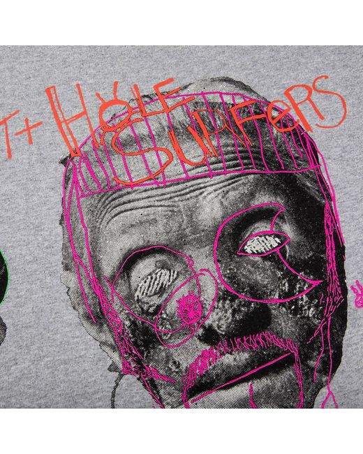 Supreme X Butthole Surfers Psychic Tee 'heather Grey' in Gray for