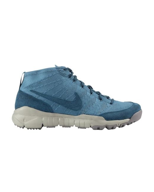 Nike Flyknit Trainer Chukka Sfb Sp 'night Factor' in Blue for Men | Lyst