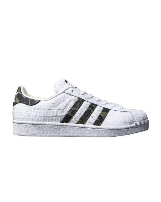 adidas Superstar 'croc Leather' in Blue for Men | Lyst