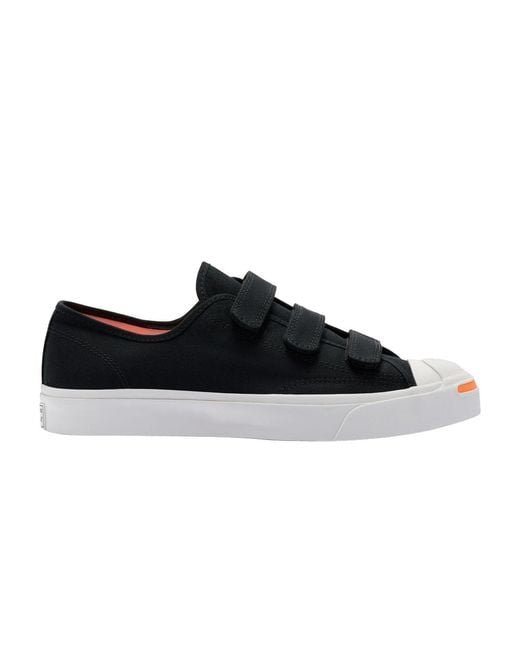 Converse Jack Purcell Low Easy-on 'black Total Orange' for Men | Lyst