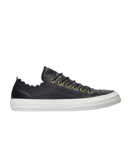 Converse Chuck Taylor All Star Low 'frilly Thrills - Black' | Lyst