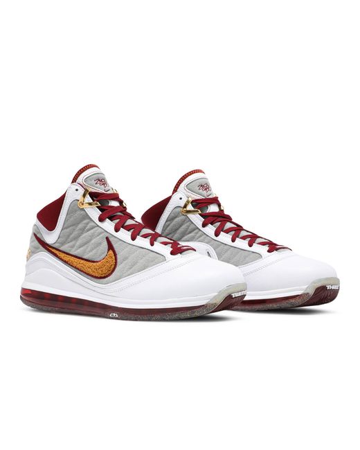 white lebrons with strap