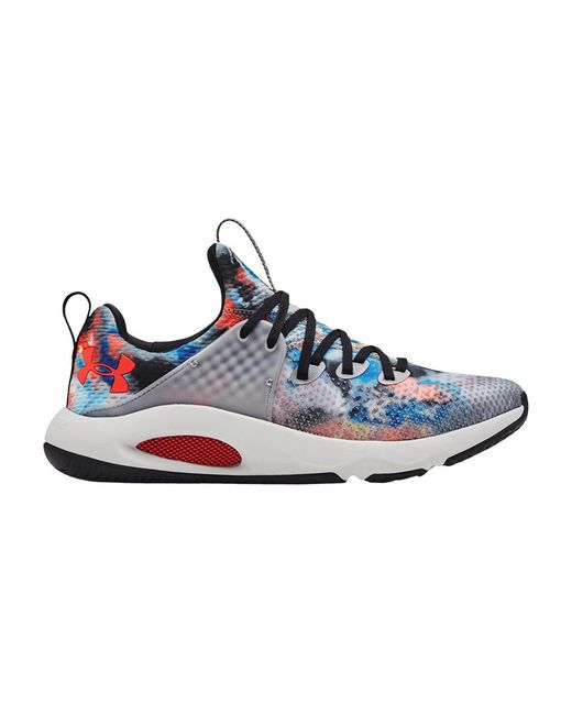 Under Armour Hovr Rise 3 Printed 'concrete Halo Grey' in Blue for Men | Lyst