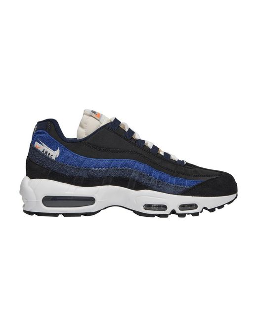 blue black air max 95