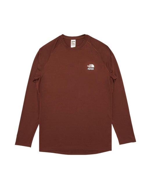 Supreme X The North Face Base Layer Long-sleeve Top 'brown' for Men | Lyst