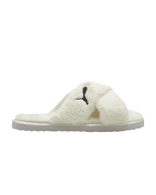 PUMA Fluff X Strap Slide 'whisper White' | Lyst