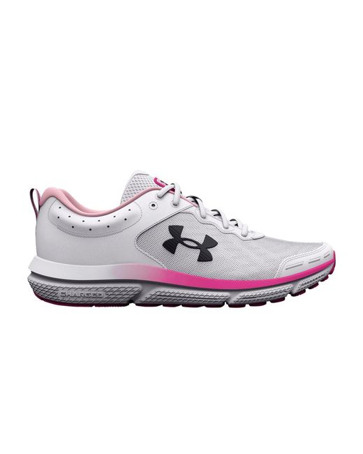 Under Armour Charged Assert 10 'white Rebel Pink' | Lyst