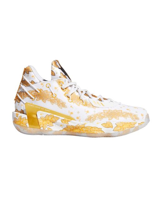 adidas Ric Flair X Dame 7 Gca 'white Gold Metallic' for Men | Lyst