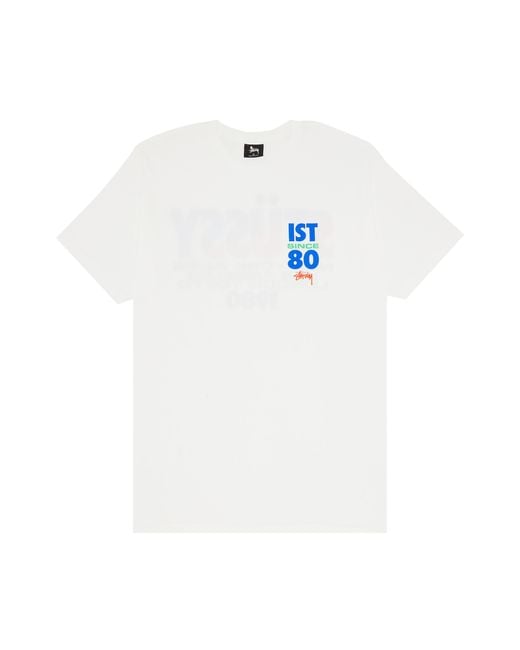 Stussy Ist Since 80 Tee 'white' for Men | Lyst