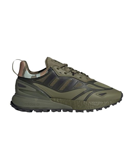 adidas Zx 2k Boost 2.0 Trail 'focus Olive Camo' in Green for Men | Lyst