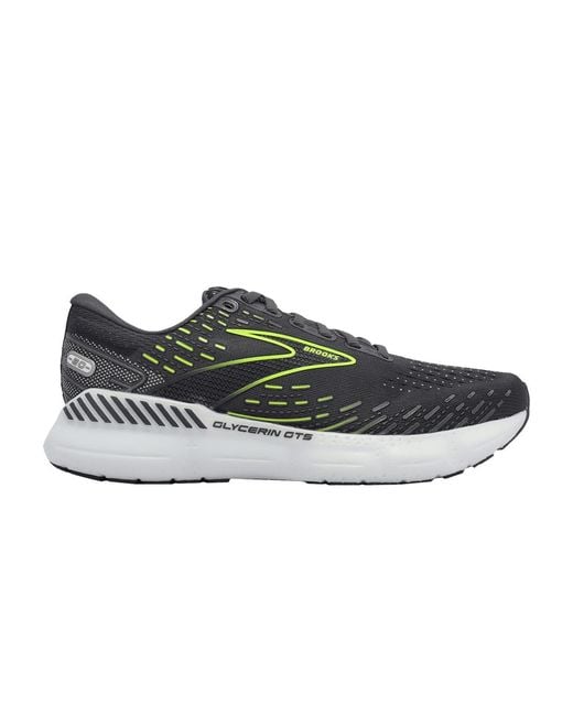 Brooks Glycerin Gts 20 'ebony Nightlife' in Gray Lyst