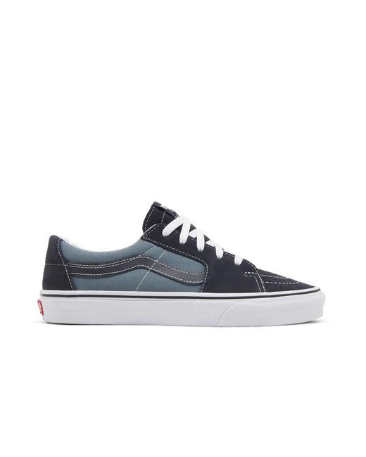 navy blue low vans