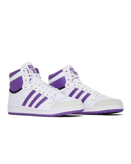 adidas Top Ten High 'white Active Purple' in Blue for Men | Lyst