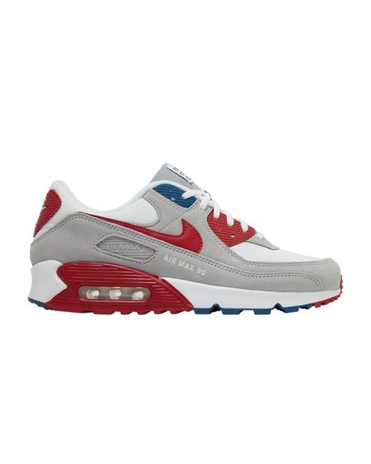 red white and blue air max 90