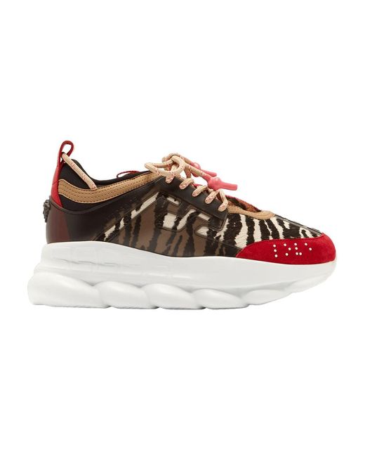Versace Chain Reaction 'red Animalier Pattern' | Lyst